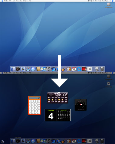 mac dashboard widgets 2016