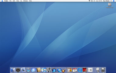 mac os dock blank images